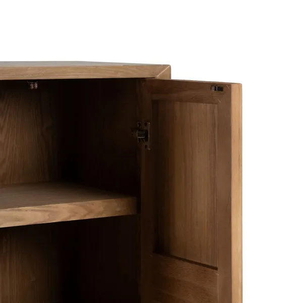 Sideboard AIKO Cream Natural Iron MDF Wood 70 x 40 x 172 cm