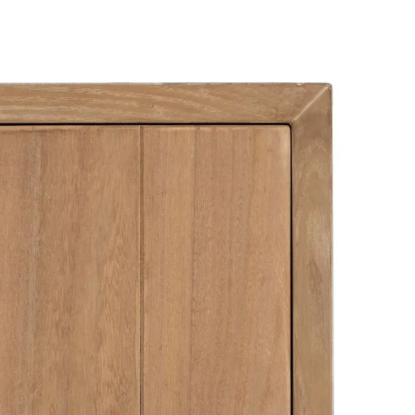 Sideboard AIKO Cream Natural Iron MDF Wood 70 x 40 x 172 cm