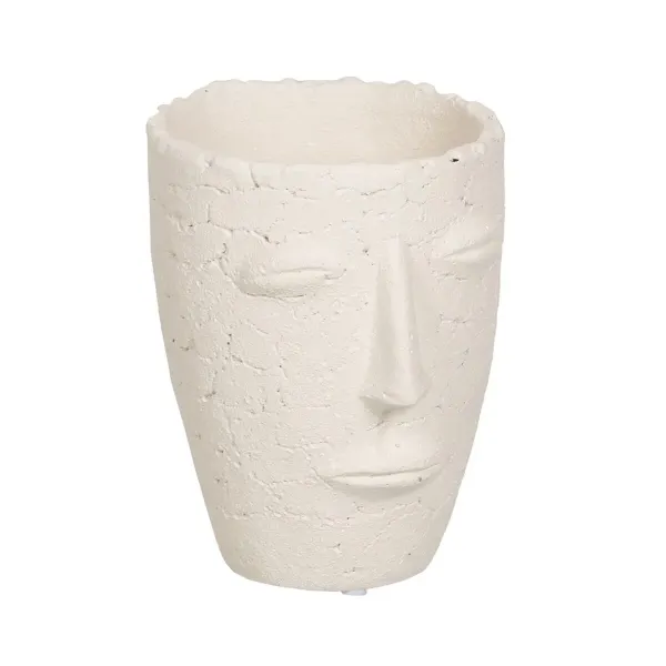 Planter Cream Ceramic 15 x 15 x 19 cm