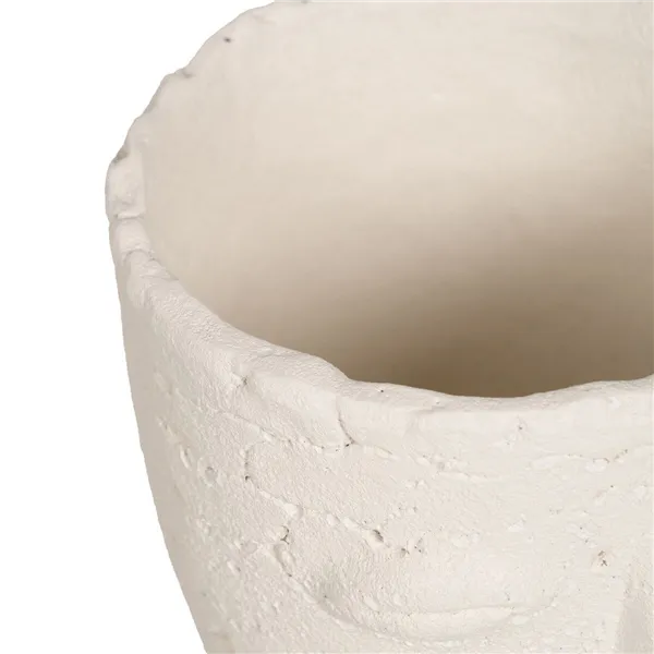 Planter Cream Ceramic 15 x 15 x 19 cm