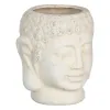 Planter Cream Terracotta Buddha Oriental 14 x 14 x 15,5 cm