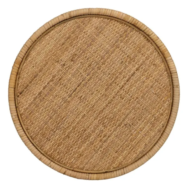 Вспомогательный стол Бежевый ротанг 45 x 45 x 56,5 cm