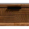 Centrinis stalas LAGOM Juoda Natūralus Geležis Kaučiukmedžio mediena 150 x 40 x 50 cm