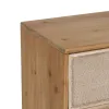 Naktsskapītis GEREL Dabisks Egles koksne Koks MDF Dabīgā Šķiedra 46 x 37 x 76 cm