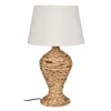 Desk lamp Cream Natural Linen Iron Natural Fibre 60 W 220-240 V 40 x 40 x 69,5 cm