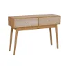 Indauja GEREL Natūralus Eglės mediena Medžio MDF Natūralus pluoštas 115 x 37 x 80 cm