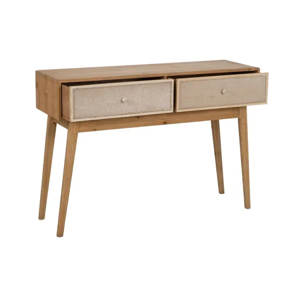 Indauja GEREL Natūralus Eglės mediena Medžio MDF Natūralus pluoštas 115 x 37 x 80 cm