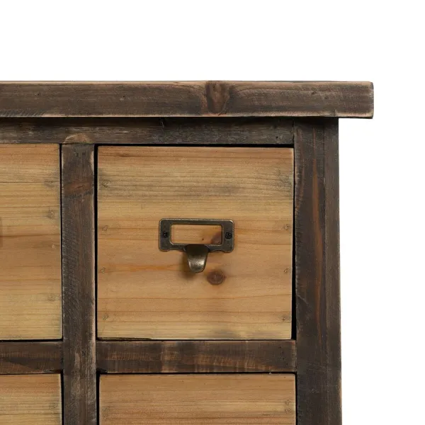 Kumode Bēšs Pelēks Egles koksne Koks MDF 80,5 x 35 x 115 cm