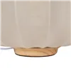 Desk lamp Beige Natural Cotton Wood Metal 60 W 220-240 V 40 x 40 x 28,5 cm