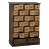 Kumode Bēšs Pelēks Egles koksne Koks MDF 80,5 x 35 x 115 cm