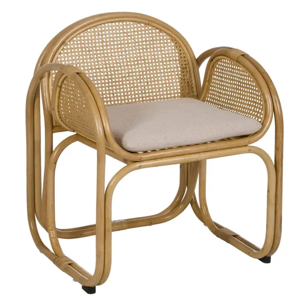 atzveltnes krēsls Dabisks Rotangpalma 63,5 x 58 x 77 cm