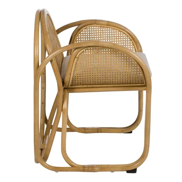 atzveltnes krēsls Dabisks Rotangpalma 63,5 x 58 x 77 cm