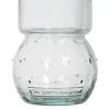 Vaza perdirbtas stiklas 9,5 x 9,5 x 17 cm