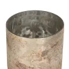 Candleholder White Crystal 10 x 10 x 9 cm