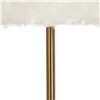 Floor Lamp White Golden Metal Fabric 60 W 220-240 V 40 x 40 x 146 cm