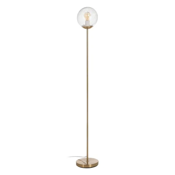 Floor Lamp Golden Metal Crystal 60 W 220-240 V 20 x 20 x 140 cm