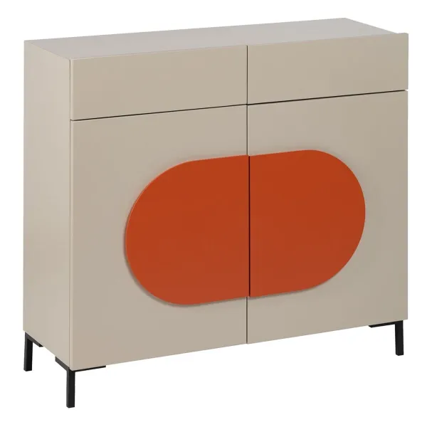 Salė NECTO Oranžinė Rusva 90 x 32 x 85,5 cm