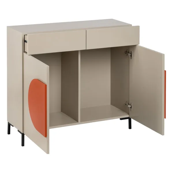 Мебель для прихожей NECTO Оранжевый Бежевый 90 x 32 x 85,5 cm