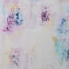 Canvas Balts Violets Abstrakts 120 x 3,5 x 120 cm
