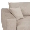 Sofa Rusvai gelsva Pluošta pušis Porolonas 206 x 88 x 100 cm