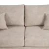 Sohva Beige Kuitu mänty Vaahtokumi 206 x 88 x 100 cm