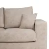Sofa Rusvai gelsva Pluošta pušis Porolonas 206 x 88 x 100 cm