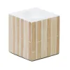 Подсвечник Бежевый Бамбук Деревянный MDF 10,5 x 10,5 x 10,5 cm
