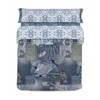 Nordic cover Lois GENOVA P. Blue 144 Threads 240 x 230 cm