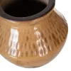 Vase Brown Ceramic 13 x 13 x 11,5 cm