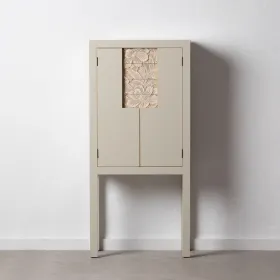 Vaatekaappi ORIENTAL CHIC Ruskeanharmaa Puu MDF 60 x 30 x 130 cm