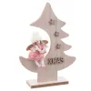 Decorative Figure Pink Natural 17,5 X 5 X 24,5 CM