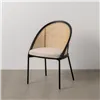 Dining Chair Black Natural 54 x 49 x 82,3 cm