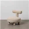 Dining Chair Beige 51 x 51 x 49 cm