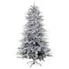 Joulupuu Valkoinen Vihreä PVC Metalli Polyetyleeni 120 X 120 X 240 CM