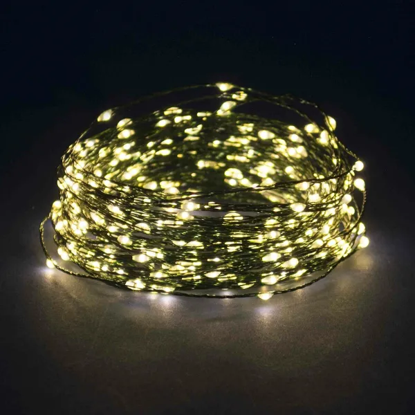 LED gaismu vītne Silts balts 5 m 9 m 15 X 8 X 9 CM