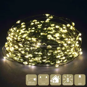Wreath of LED Lights Soft green 15 X 8 X 9 CM