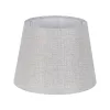 Lamp Shade Grey Polyester 35 x 35 x 26 cm
