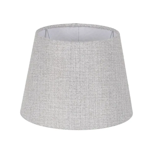 Lamp Shade Grey Polyester 30 x 30 x 22 cm