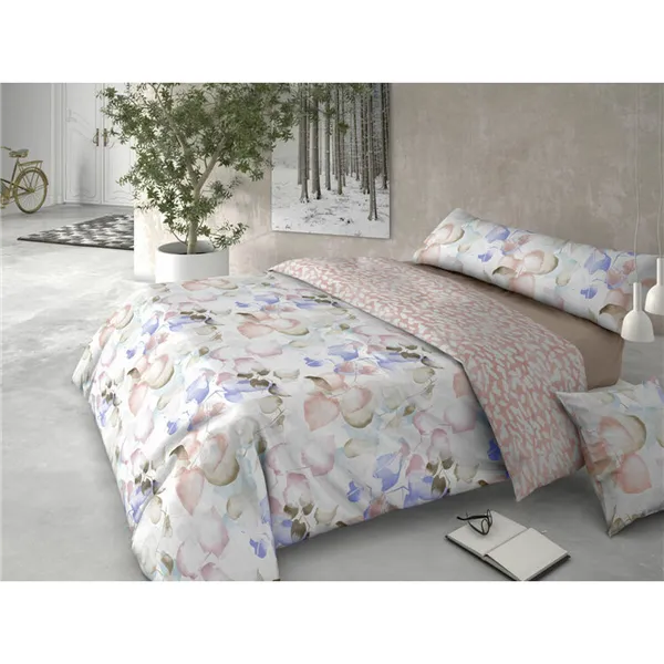 Duvet cover set Pierre Cardin HOJARASCA Pink Super king 4 Pieces