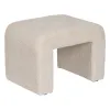 Pouffe Beige Polyester 67 X 48 X 47 CM
