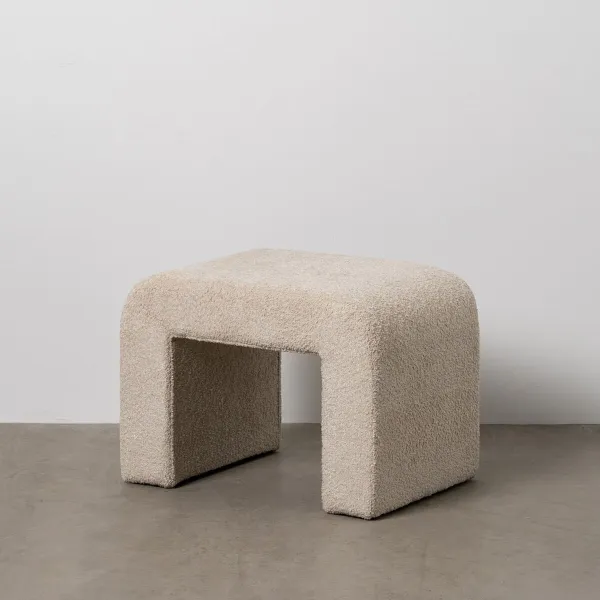 Pehmustettu istuin Beige Polyesteri 67 X 48 X 47 CM
