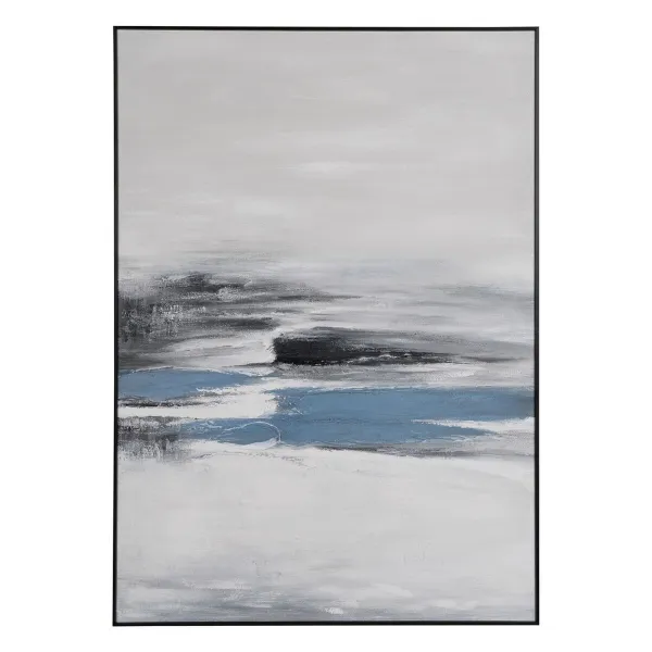 Полотно Чёрный Абстракция 100 X 3,5 X 140 CM