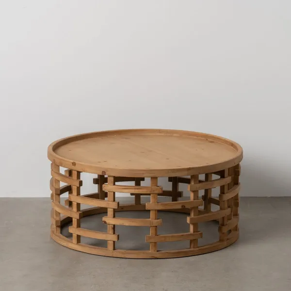 Centre Table Natural 80 x 80 x 36 cm