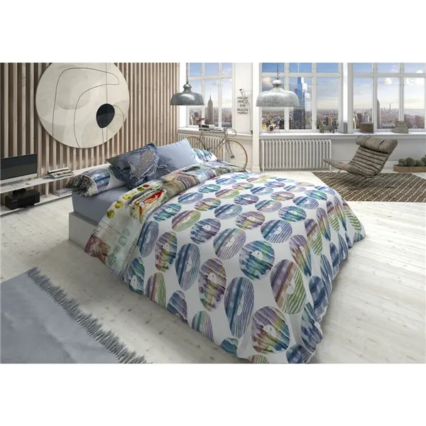 Duvet cover set Lois MEGANO P. Blue Single 2 Pieces