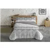 Duvet cover set Hosteline Mojacar Grey Double 3 Pieces