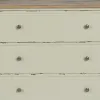 Тумба с ящиками Бежевый Натуральный древесина ели Деревянный MDF 90 X 42 X 85 CM