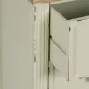 Тумба с ящиками Бежевый Натуральный древесина ели Деревянный MDF 90 X 42 X 85 CM