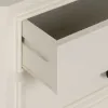 Ночной столик Белый древесина сосны Деревянный MDF 43 X 33 X 60 CM