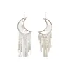 Hanging decoration Home ESPRIT Cream Natural Boho Macrame (2 Units)