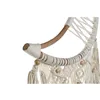 Hanging decoration Home ESPRIT Cream Natural Boho Macrame (2 Units)